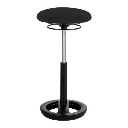 Safco Safco Twixt Active Seating Stool - 22-32"H - Black 3001BL